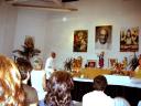 Shri Karthikeyan bei der Puja