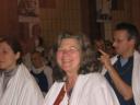 Padmakshi Berger, die Leiterin des Hauses Yoga Vidya Westerwald