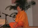 Swami Saradananda gibt einen Vortrag zu Chakras