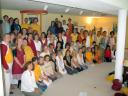Abschlussfoto der 4-wöchigen Yogalehrer Intensivausbildung 15.7.-12.8.2007