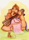 Ganesha, gemalt von Narayani