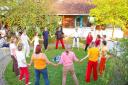 Yoga im Garten