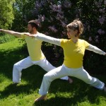 Yoga im Garten
