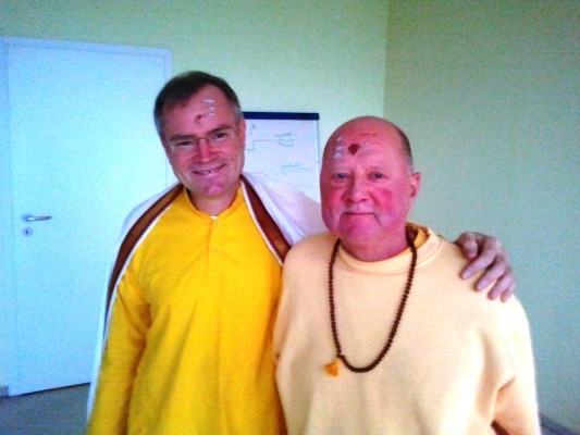 Sukadev und Haridas nach der Brahmacharya Weihe