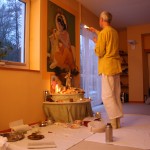 Sitaram beim Arati
