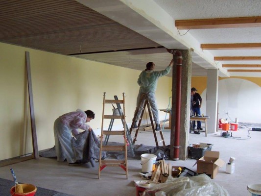 Allgäu Ashram Bauarbeiten