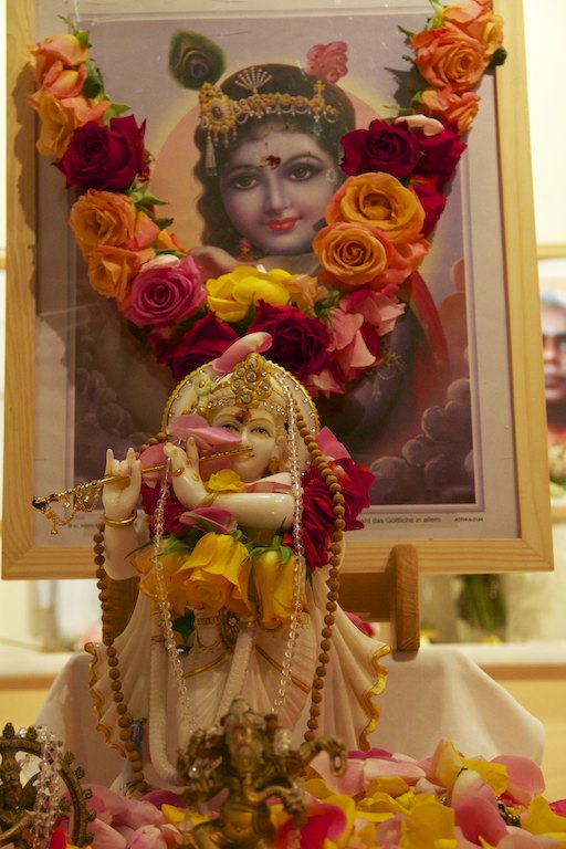 geschmückter Krishna