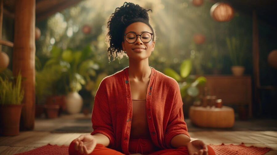Die Menstruation kann deine Meditation auf eine neue Stufe heben