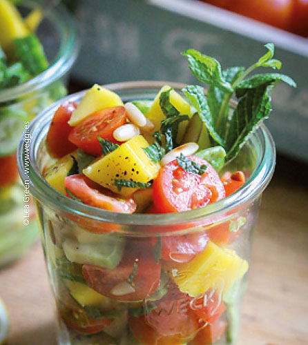 Tomaten-Mango-Salat