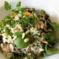 Lupinenrisotto