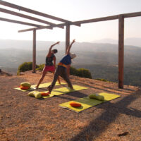 Private Yogaplattform in den Bergen, 360° Rundumsicht