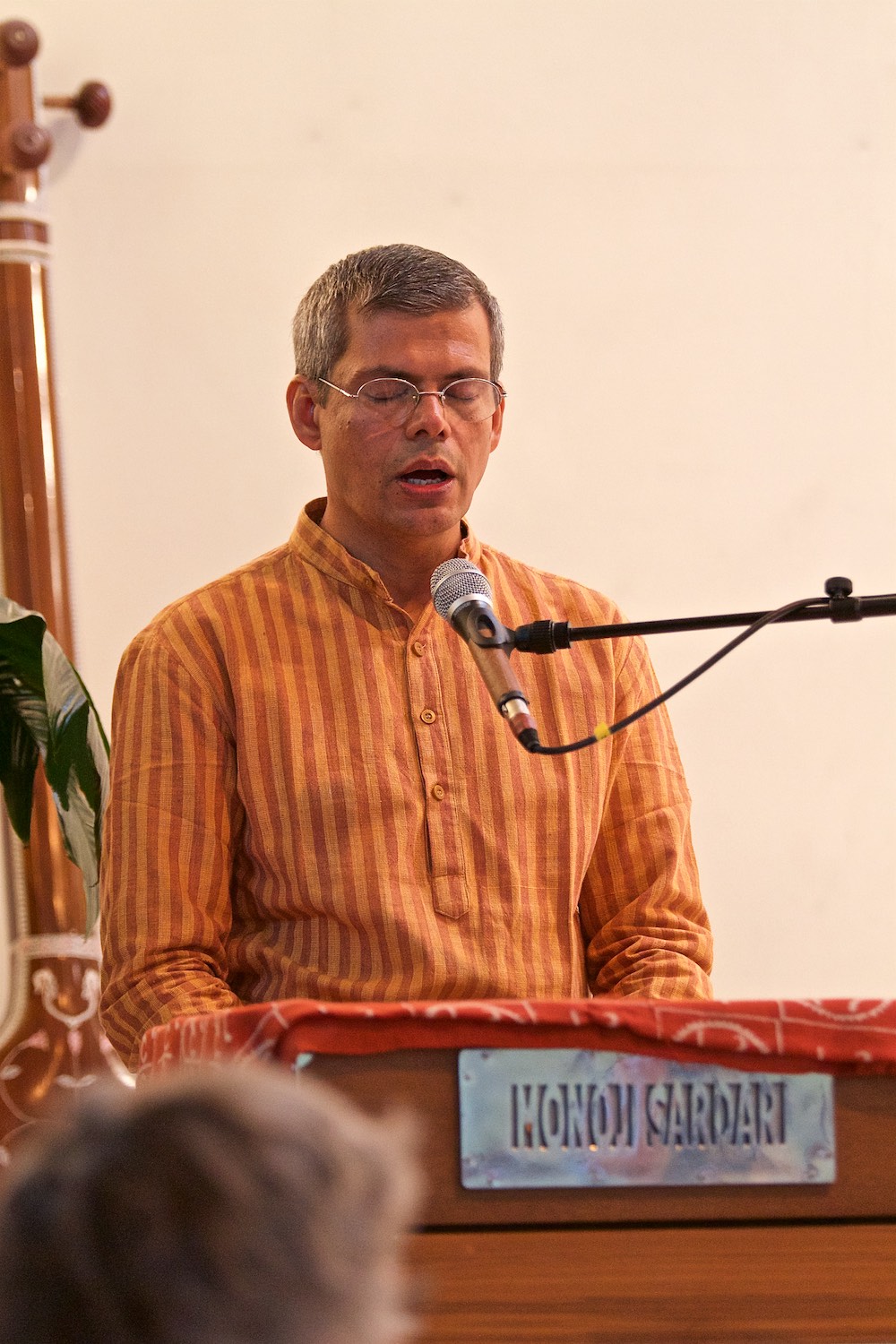 Harilal rezitiert das Sri Rudra Prasnah