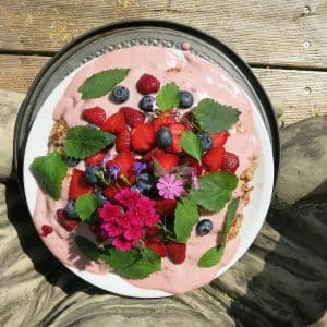 Veganer Erdbeerkuchen