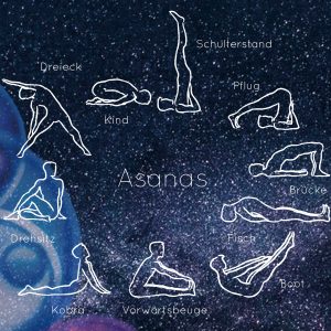 Asanas der Mantrayogastunde
