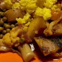 Alu Ghobi mit Mango Chutney
