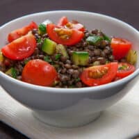 Linsensalat-mediterran
