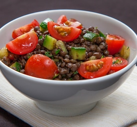 Linsensalat-mediterran