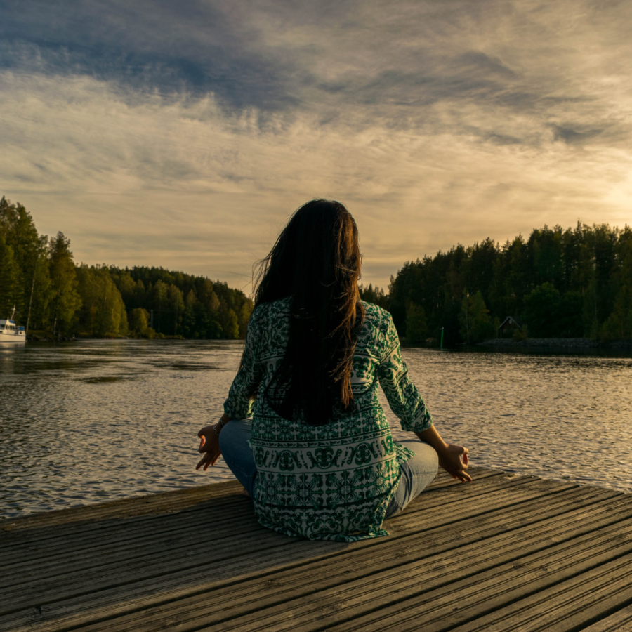 Meditation am See