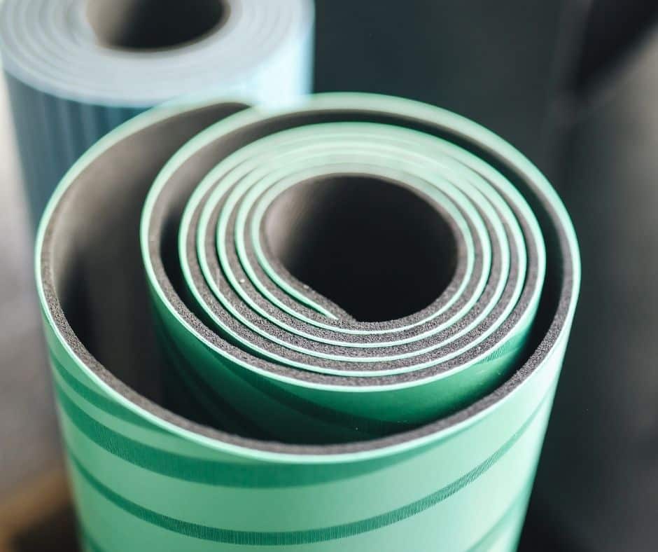 Naturkautschuk finden wir oft in Yogamatten