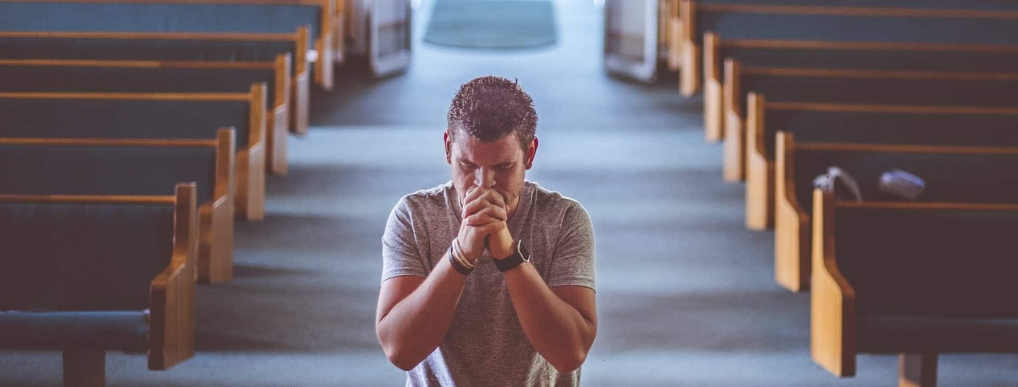 Das Gebet ist ein starkes Symbol für Yoga und religion