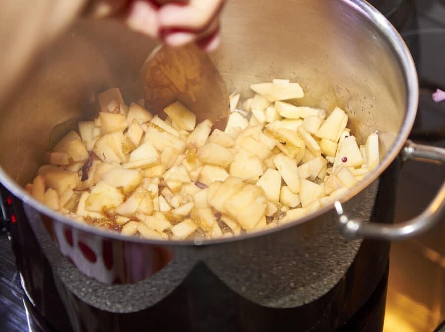 Kochäpfel dazu