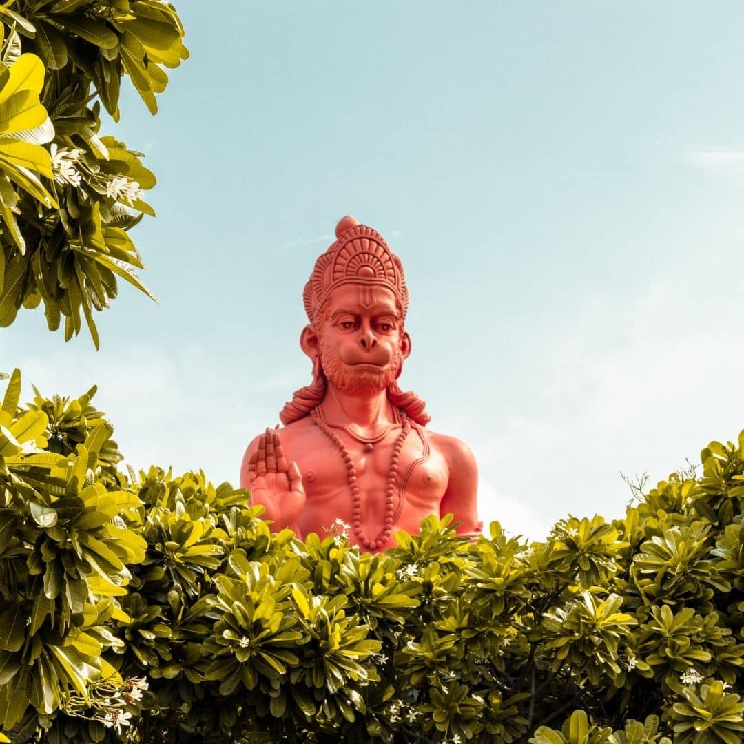 Hanuman ist der Affengott
