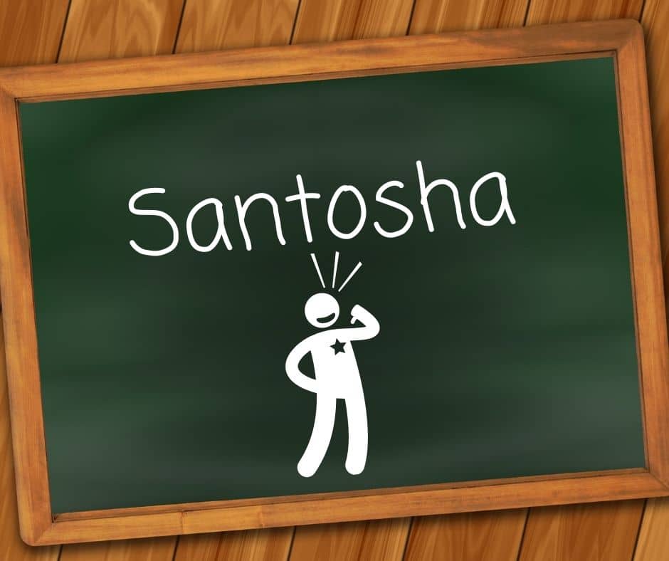 Santosha ist die Zufriedenheit mit sich und der Welt.