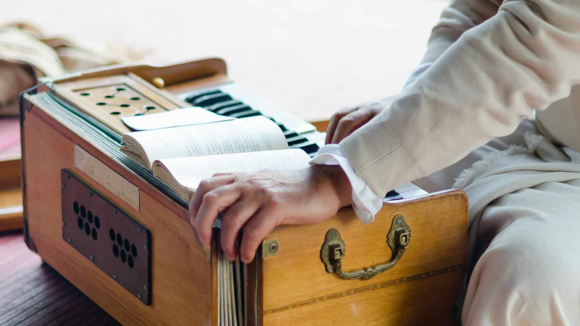 musical entertainments with harmonium