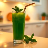 frischer grüner Saft