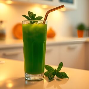frischer grüner Saft