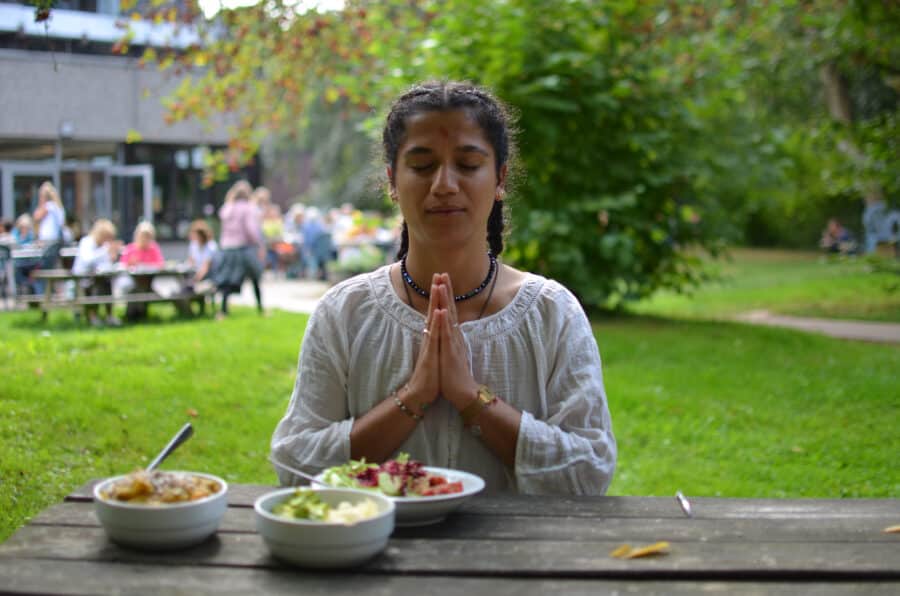beten, gebet, essen,