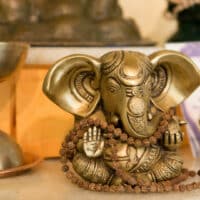 Ganesha Charurthi Feier zu Ehren des Gottes Ganesha