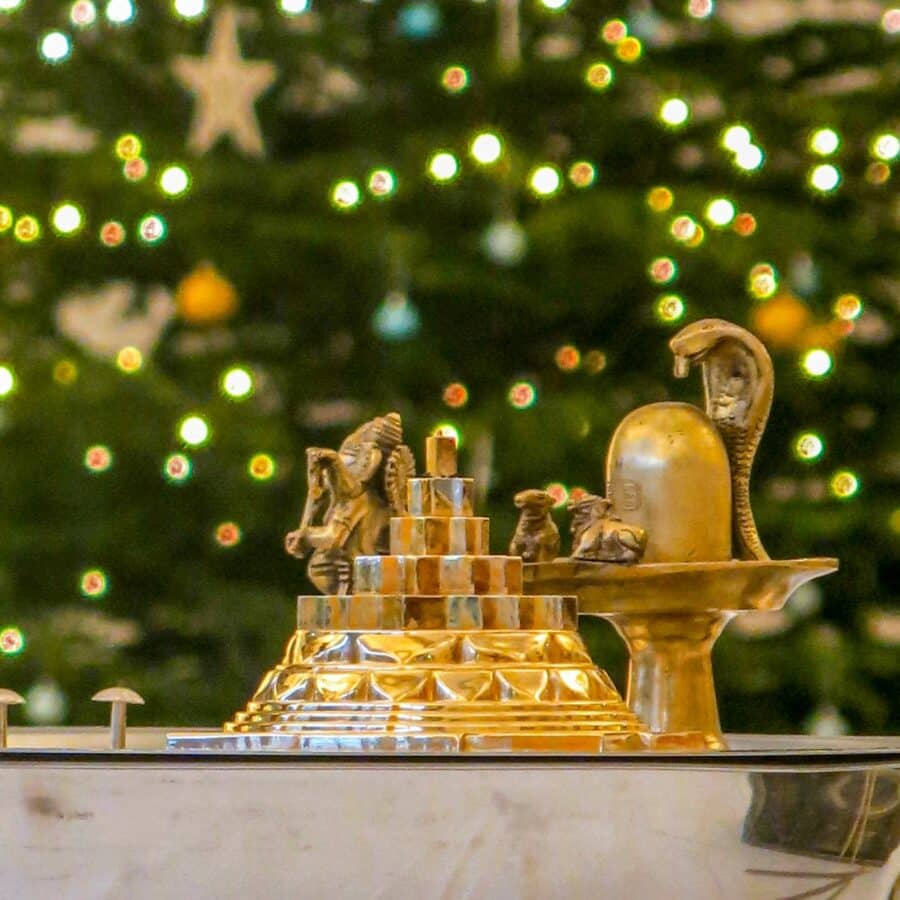 Weihnachten bei Yoga Vidya - Weihnachtlicher Schmuck