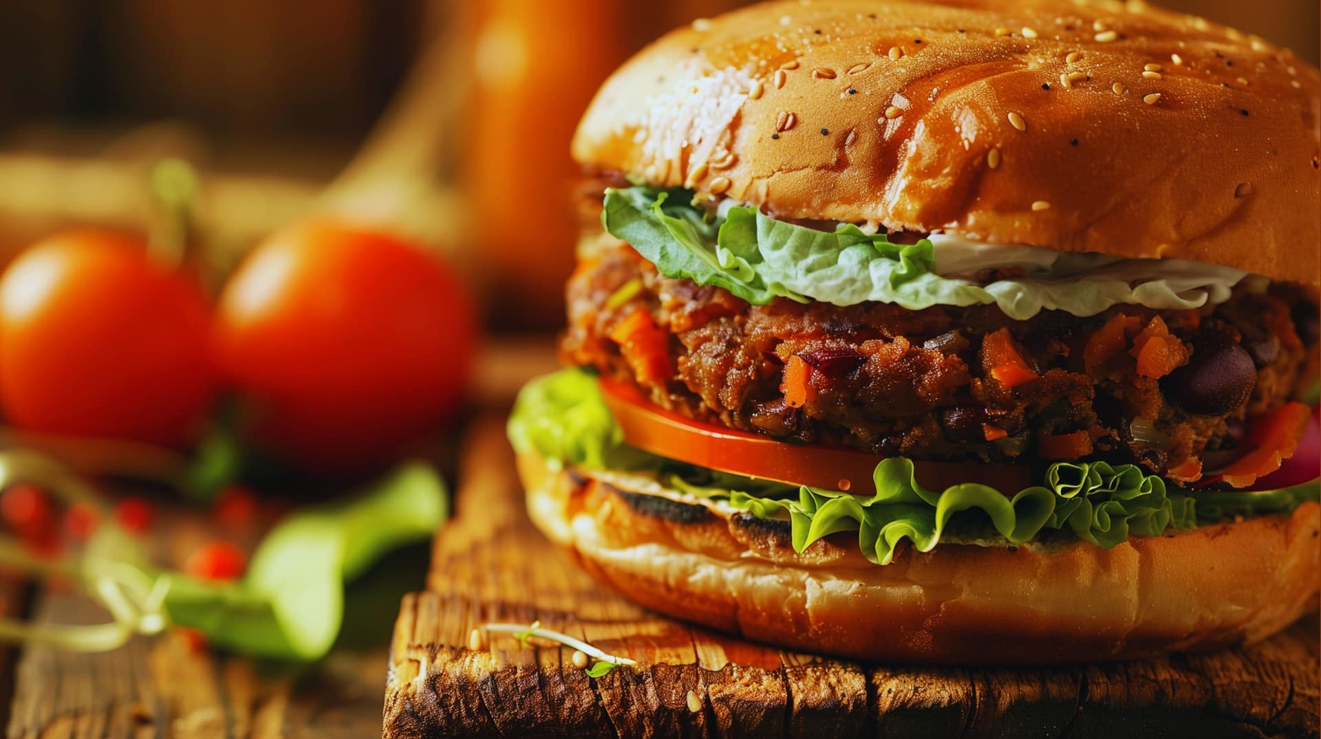 Veganer Kidneybohnen-Burger