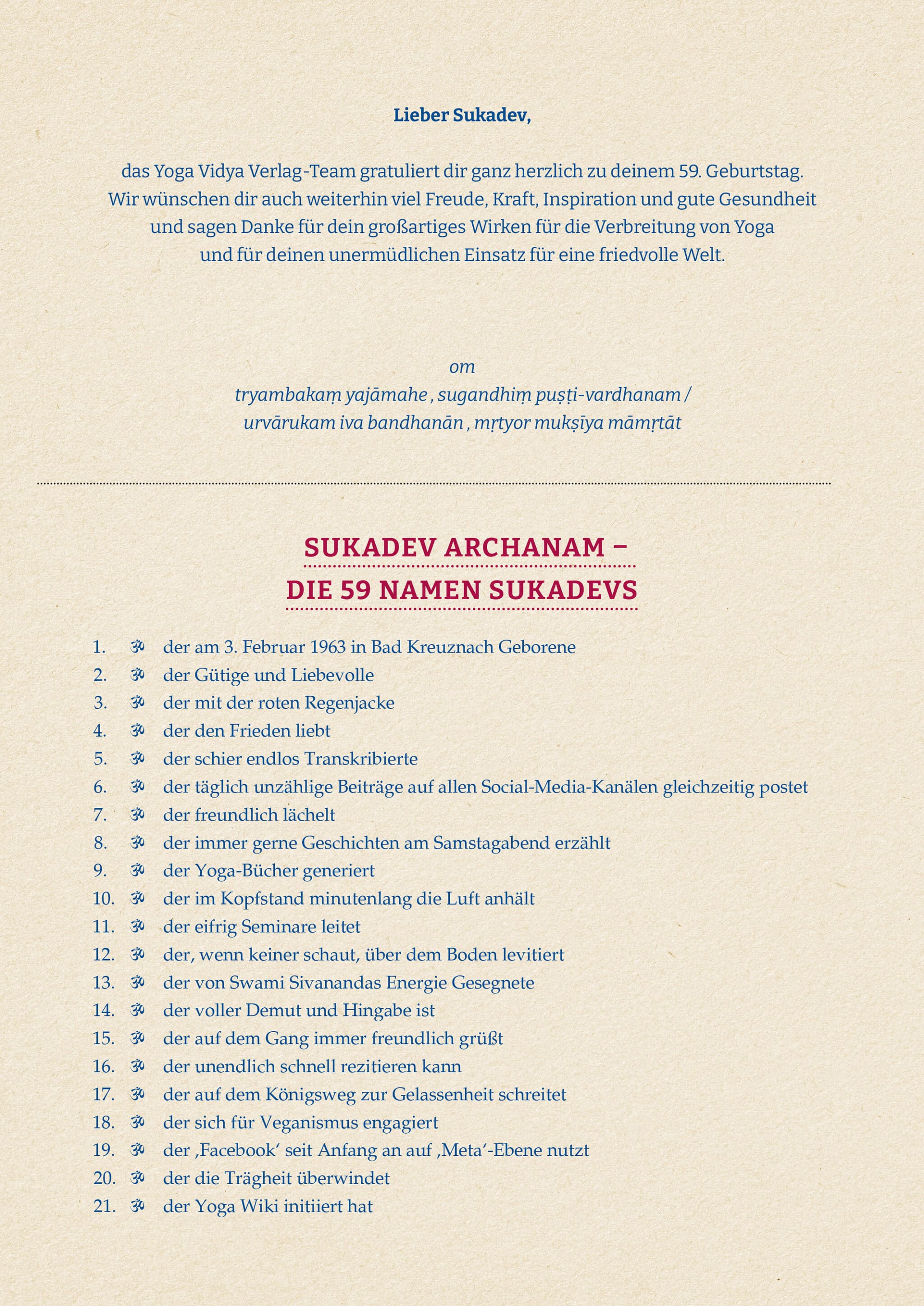 Die 59 Namen des Super Yogi Sukadev S.2