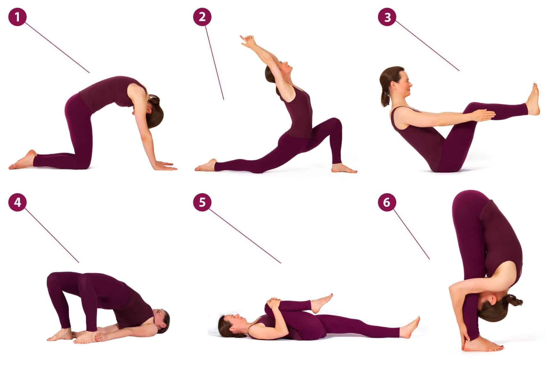 Yoga-Übungsreihe für den unteren Rücken