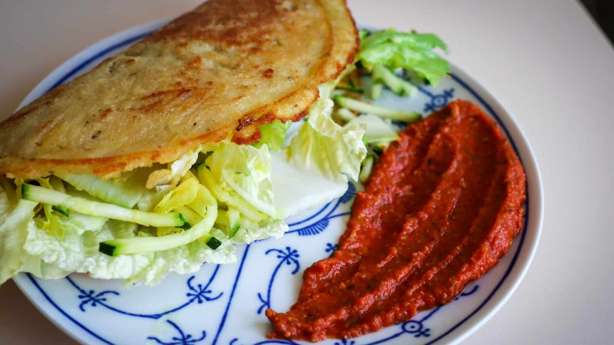 Ayurvedischer Snack - Hirse-Dosa