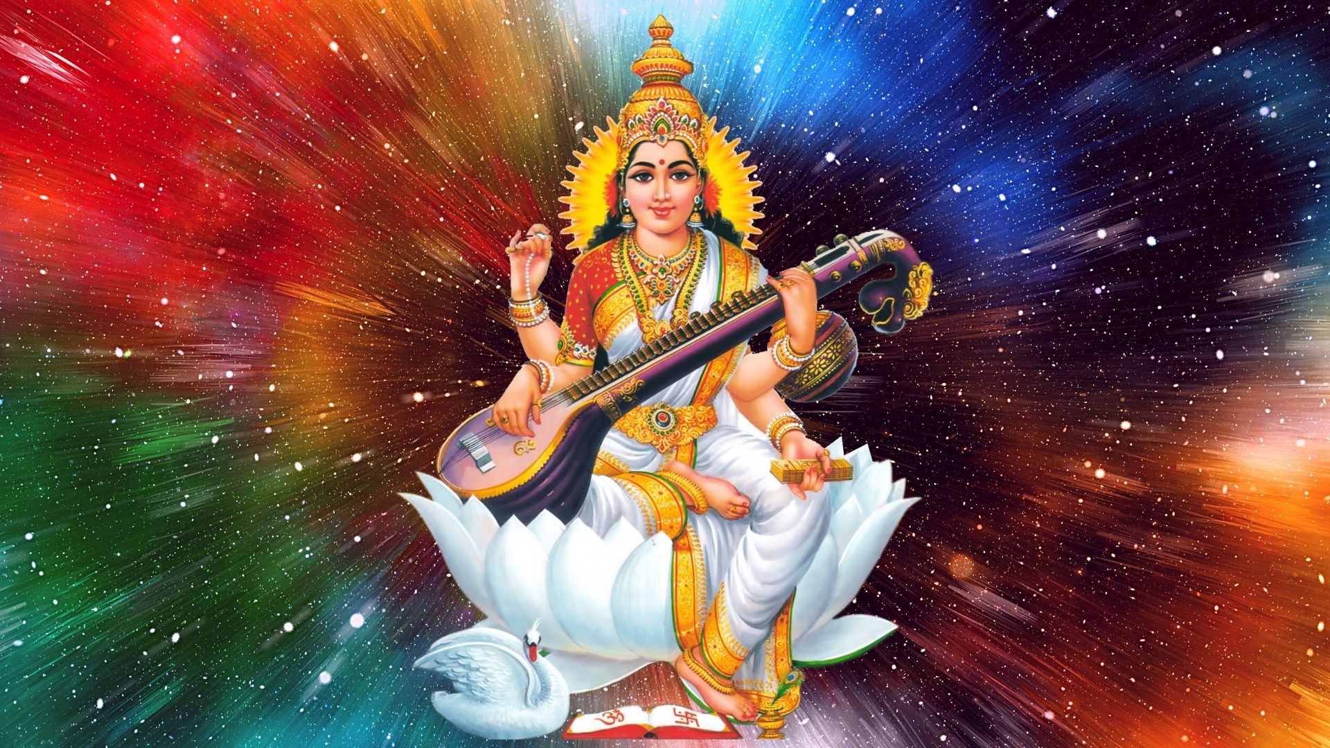 Saraswati Devi Göttin