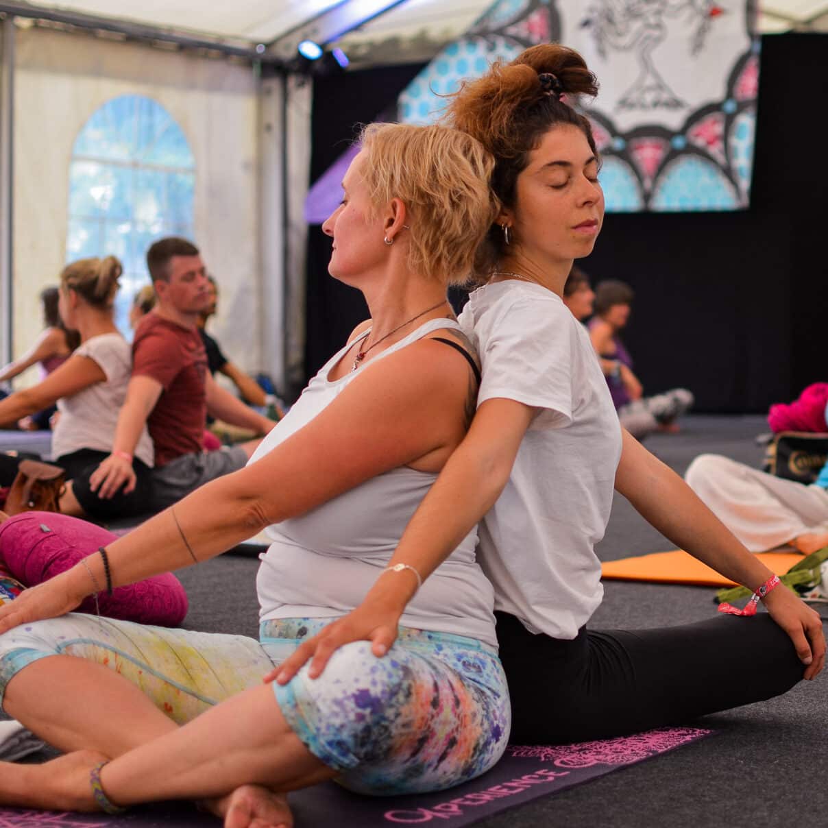 Hatha Yoga auf dem Xperience Festival 2022