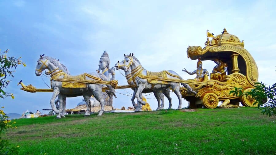 Krishna und Arjuna - Bhagavad Gita