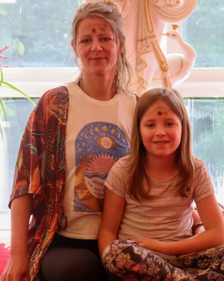 Neue Sevakas Suniti und Tochter Amelie