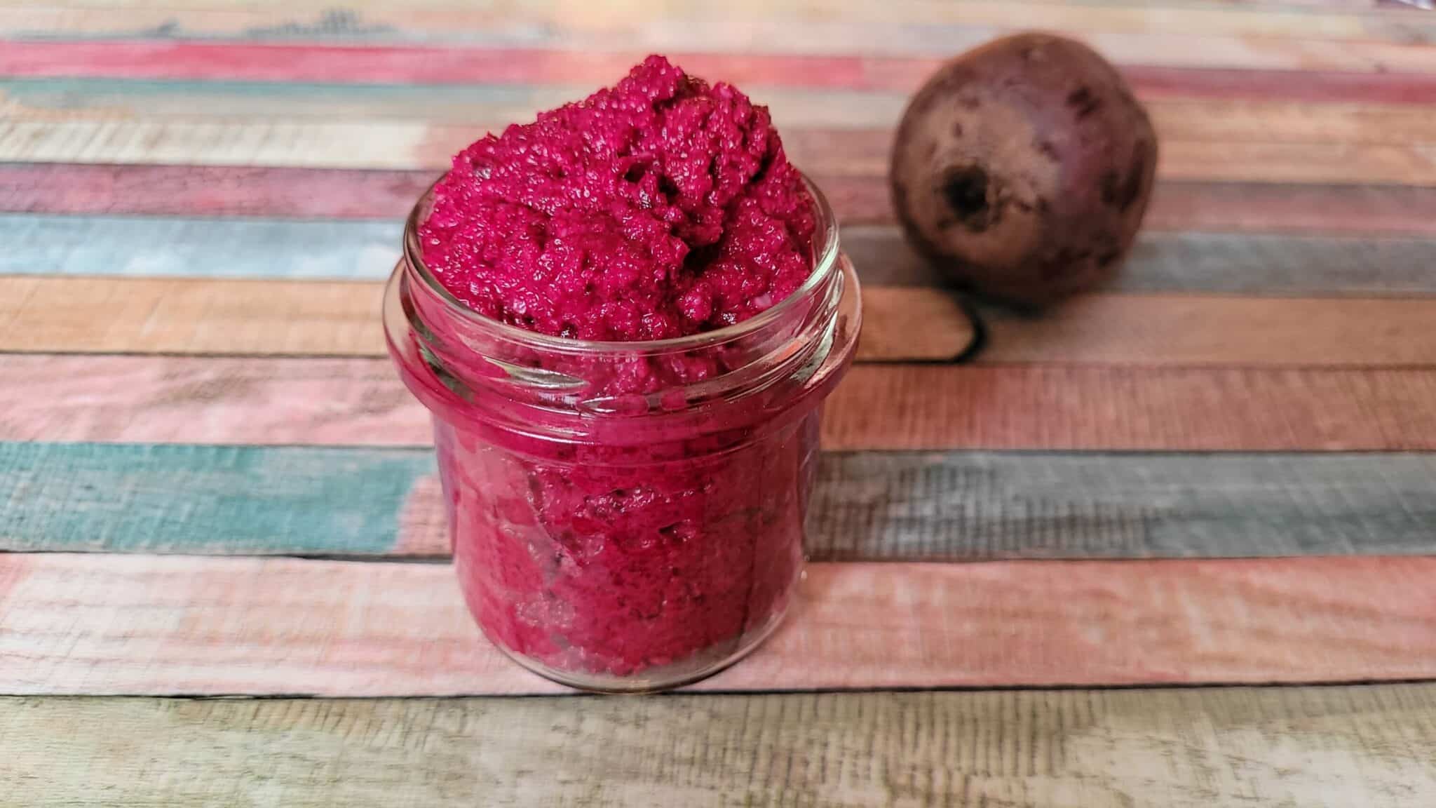 Veganer Rote Beete-Aufstrich