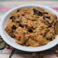 Veganes Auberginen Curry