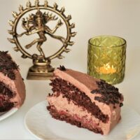 vegane Schoko-Cremetorte