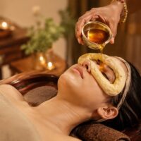Ayurveda Augenbehandlung namens Tarpana