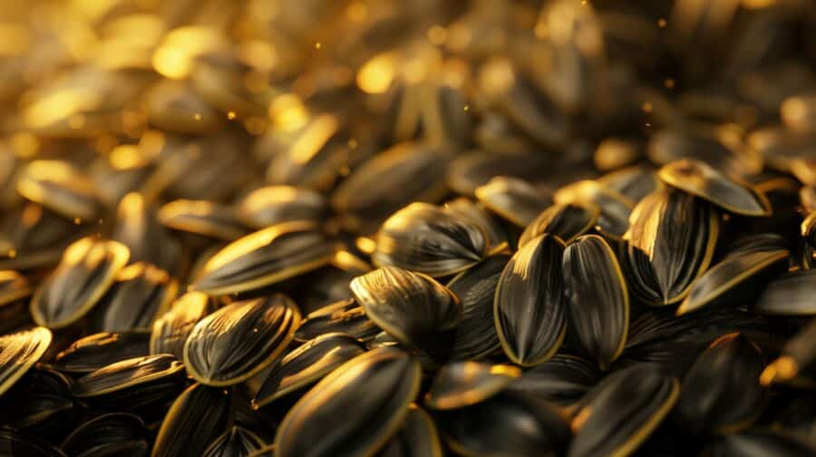 Sonneblumenkerne für den Sonnenblumenaufstrich