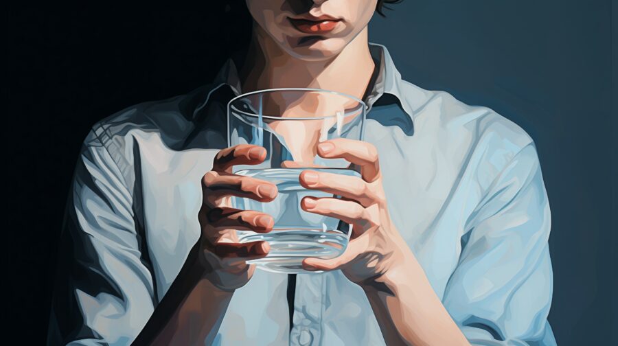 Optimismus - Glas
