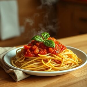 Vegane Tomaten-Basilikum-Pasta