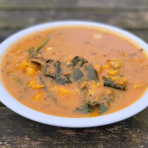 Veganes Kürbis-Spinat-Curry