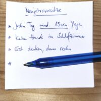 Und so beginnt das Abenteuer des neuen Jahres - Finde jetzt deine Vorsätze!